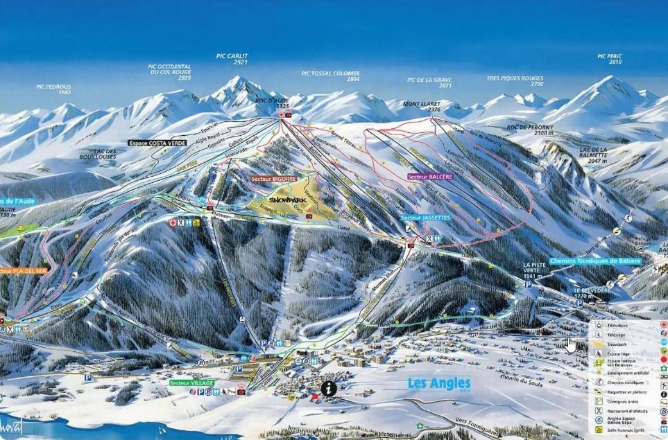 Chalet Pres Des Pistes Avec Vue Panoramique Les Angles  Dış mekan fotoğraf