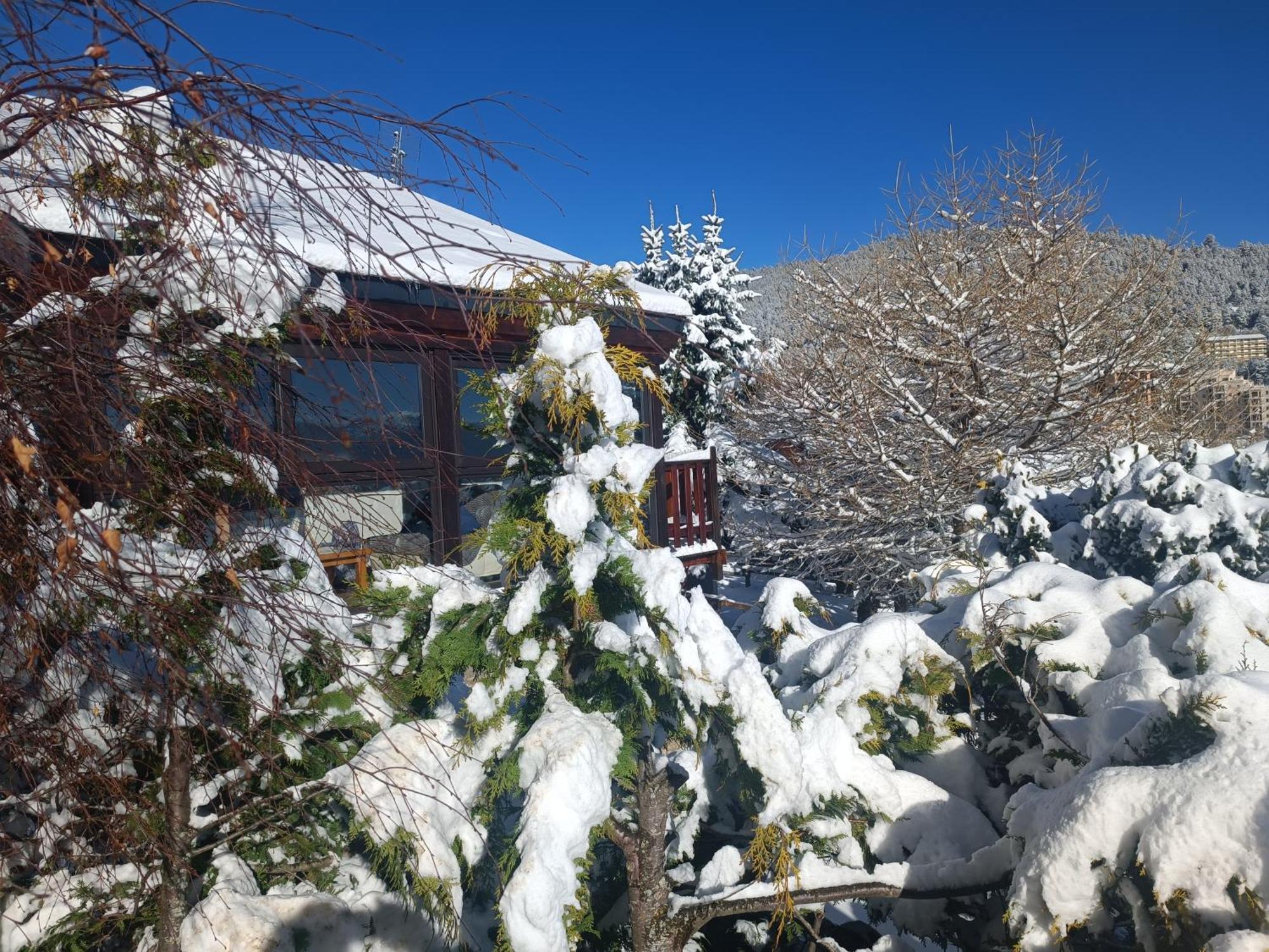 Chalet Pres Des Pistes Avec Vue Panoramique Les Angles  Dış mekan fotoğraf